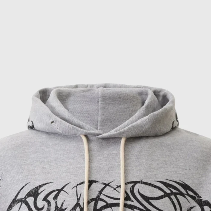 Hellstar Tribal Flame Logo Closeup Hoodie