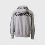 Hellstar Tribal Flame Logo Hoodie Back
