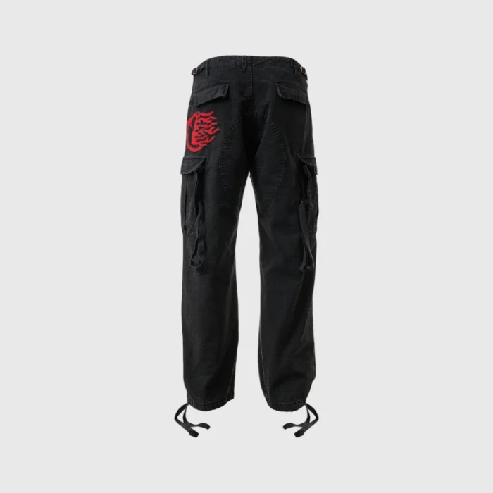 Hellstar Canvas Cargo Pants black