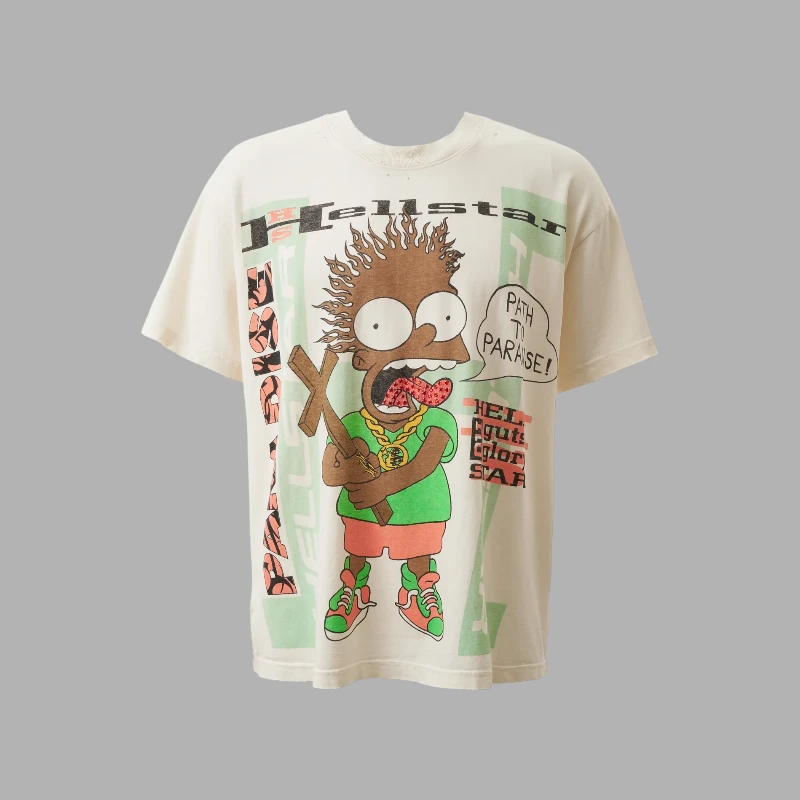 Hellstar Cartoon Cross T-Shirt Front