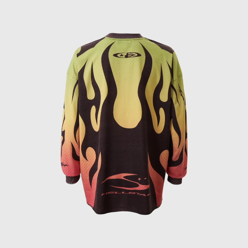 Hellstar Moto Longsleeve Jersey yellow
