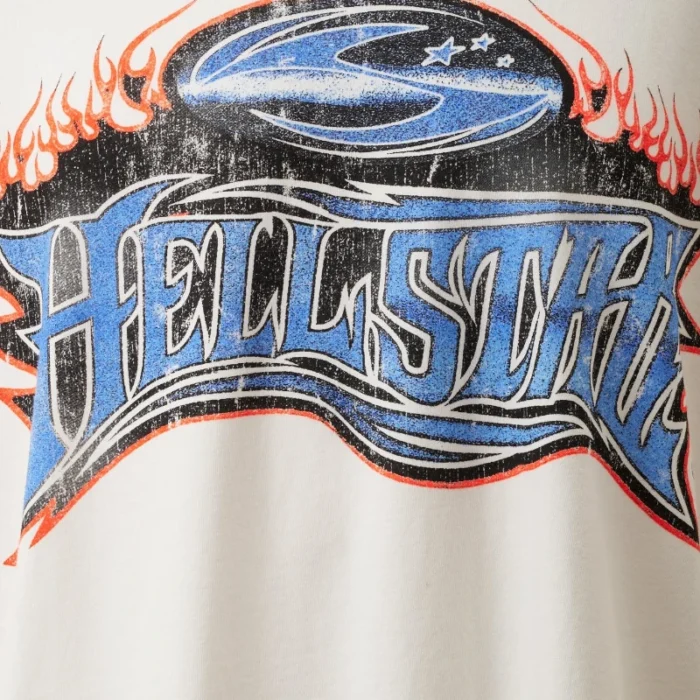 Hellstar Moto Longsleeve Sweater white