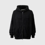 Hellstar Overdye Cheetah Zip-up Hoodie Purple Front