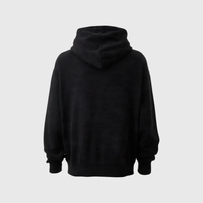 Hellstar Overdye Cheetah Zip-up Hoodie Purple Back