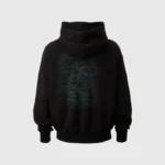 Hellstar Overdye Cheetah Zip-up Hoodie Green Back