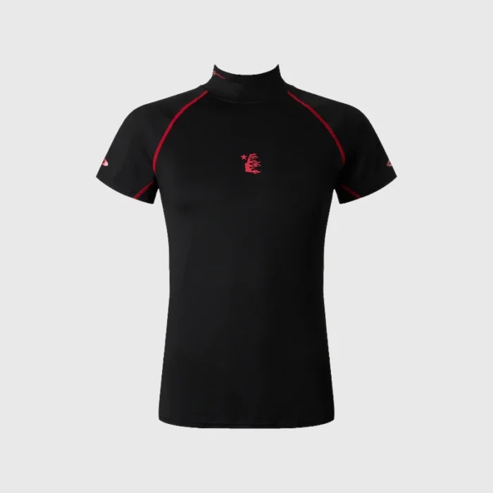 Hellstar Mockneck Compression T-Shirt black