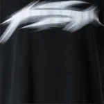 Hellstar Blur T-Shirt Black Closeup