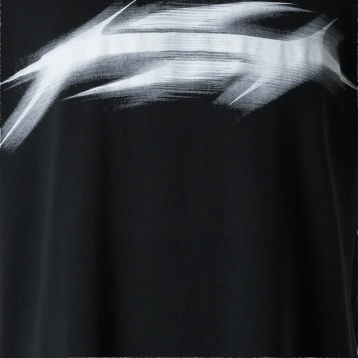 Hellstar Blur T-Shirt Black Closeup
