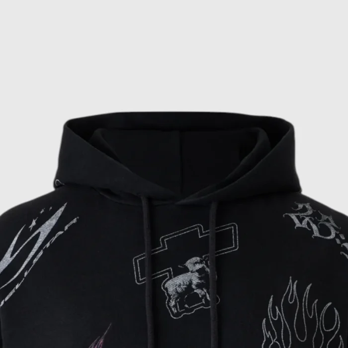 Hellstar Graffiti Closeup Hoodie