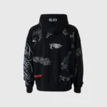 Hellstar Graffiti Hoodie Back