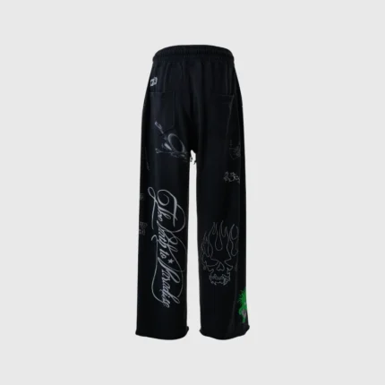 Hellstar Graffiti Hidden Pocket Sweatpants black