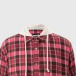 Hellstar Plaid Button-Up Hoodie