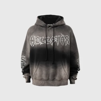 Hellstar Stars Shine Graffiti Hoodie