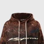 Hellstar H Star Graffiti Print Hoodie