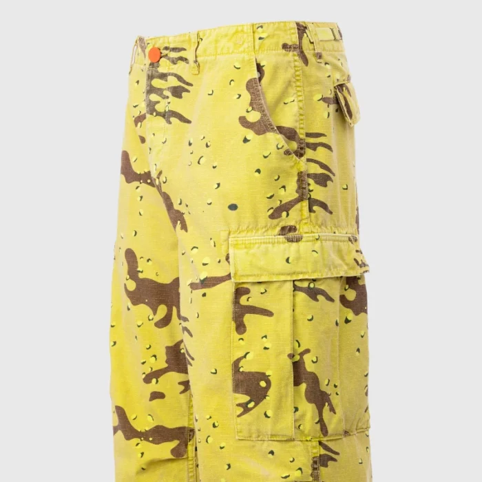 Hellstar Fatigue Yellow Cargo Pants