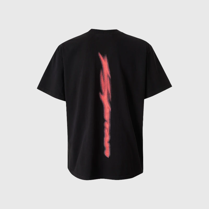 Hellstar Blur T-Shirt Black