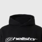 Hellstar Marathon Hoodie Closeup Black