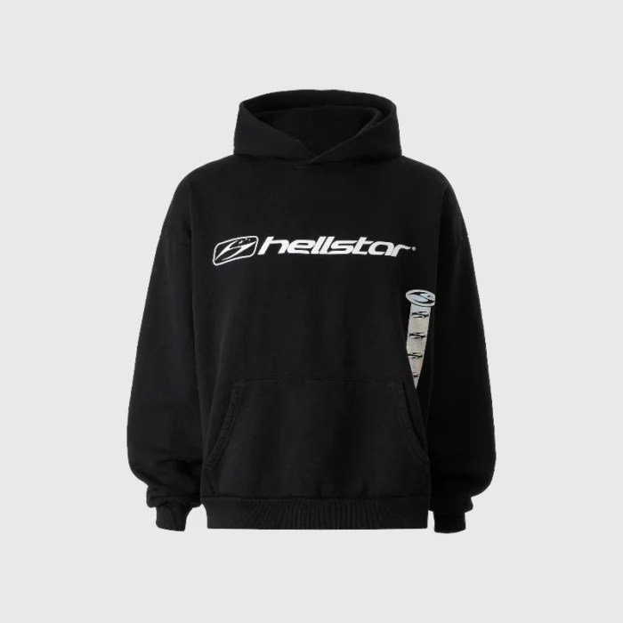 Hellstar Marathon Hoodie Black Front