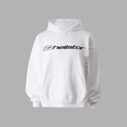 Hellstar Marathon Hoodie White Front