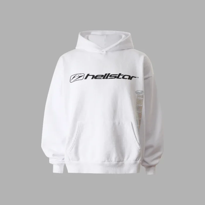 Hellstar Marathon Hoodie White Front
