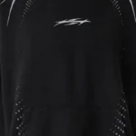 Hellstar P2P Hype Flight Hoodie Black Closeup