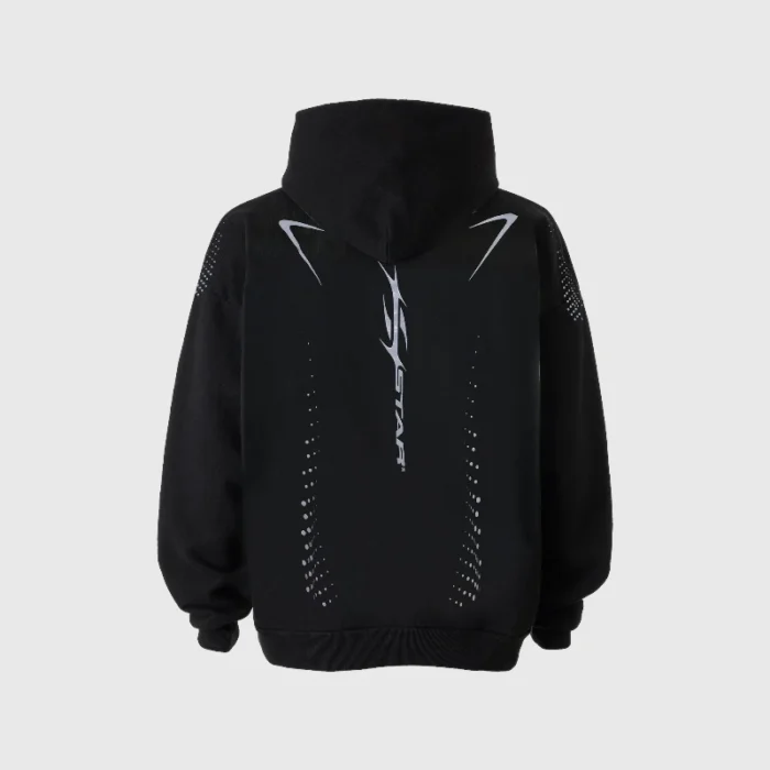 Hellstar P2P Hype Flight Hoodie Black Back