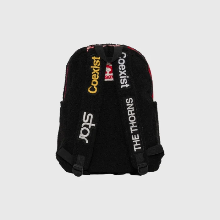 SHERPA PATCHWORK BACKPACK black