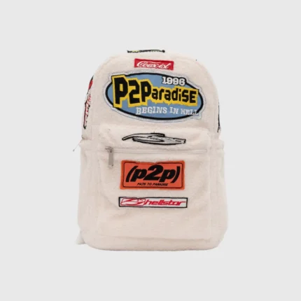 SHERPA PATCHWORK BackPack White