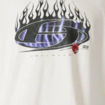 Hellstar H Blue Flame T-Shirt white