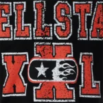 Hellstar Oversized Print HS Sports T-Shirt Black