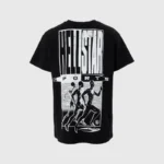 Hellstar Oversized Print HS Sports T-Shirt Black