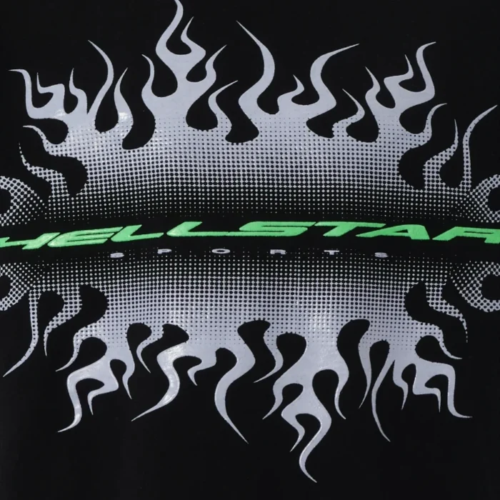 Hellstar Gradient Flame Sports Logo T-Shirt