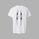 Hellstar Gradient Flame Sports Logo T-Shirt White