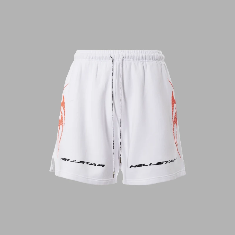 Hellstar Tribal Fame White Shorts