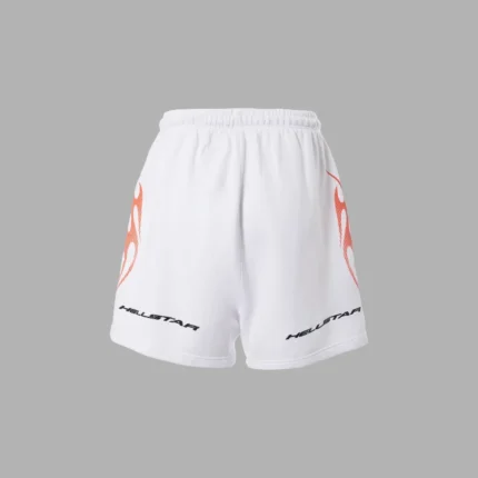 Hellstar Tribal Fame White Shorts