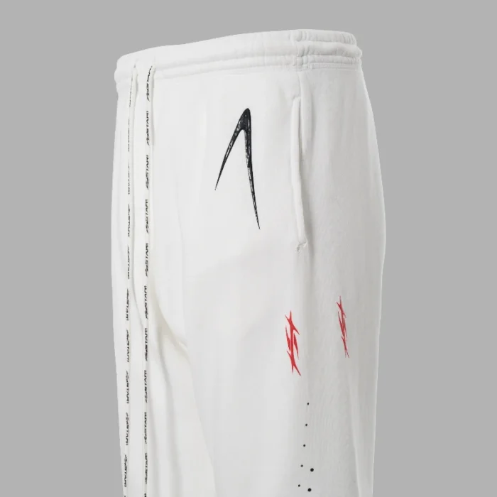 Hellstar Hype Flight 3/4 White Shorts