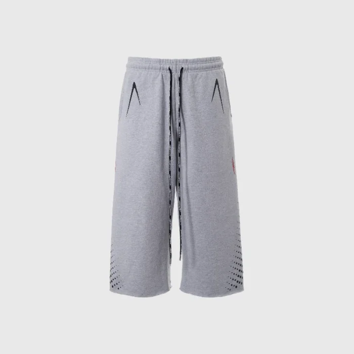 Hellstar Hype Flight 3/4 Grey Shorts