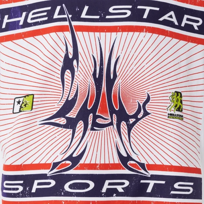 Hellstar LA Tribal Sports T-Shirt White