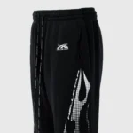 Hellstar Gradient Black Flame 3/4 Shorts