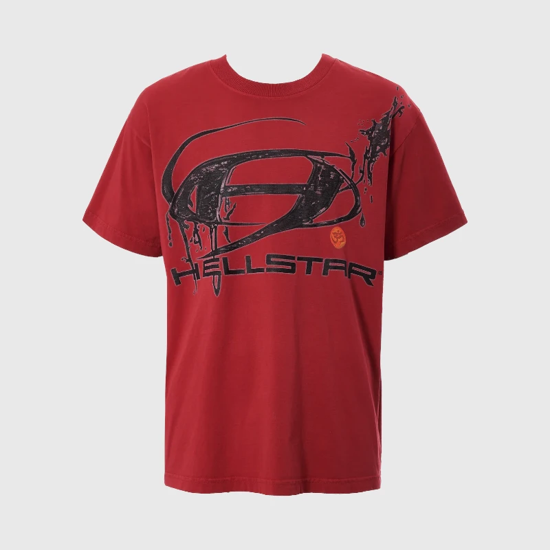 Hellstar Oval H Logo Red T-Shirt