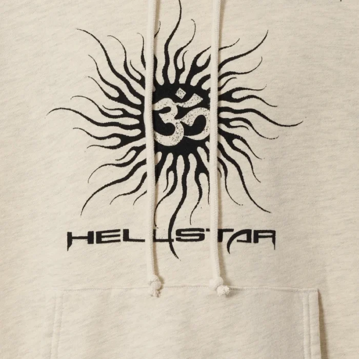 Hellstar Oatmeal Colored Studios Hoodie