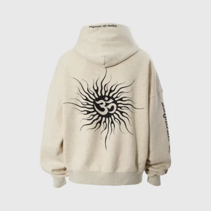 Hellstar Oatmeal Colored Studios Hoodie