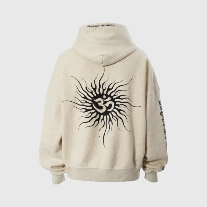 Hellstar Oatmeal Colored Studios Hoodie