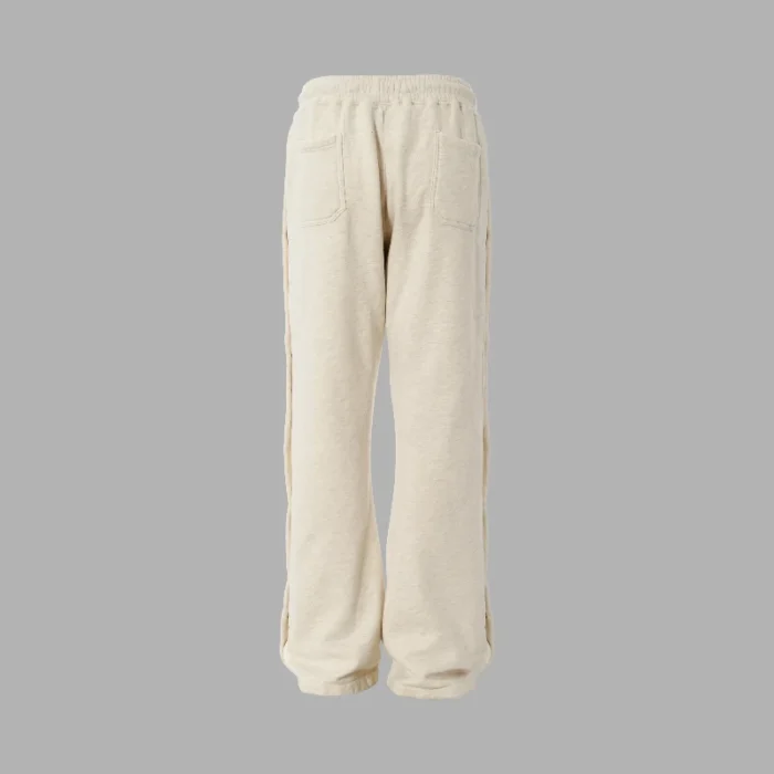 Hellstar Oatmeal Snap Sweatpants offwhite