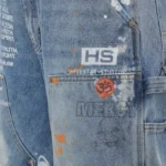 Hellstar Scribble Carpenter Denim Short