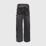 Hellstar Black Denim Pants Ripped