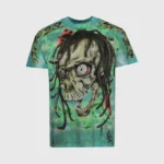Hellstar Rasta Skull Tye-Dye T-Shirt