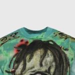 Hellstar Rasta Skull Tye-Dye T-Shirt