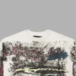 Hellstar Graffiti Long Sleeve Sweater White