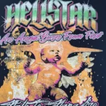 Hellstar Angel Born Fire T-shirt